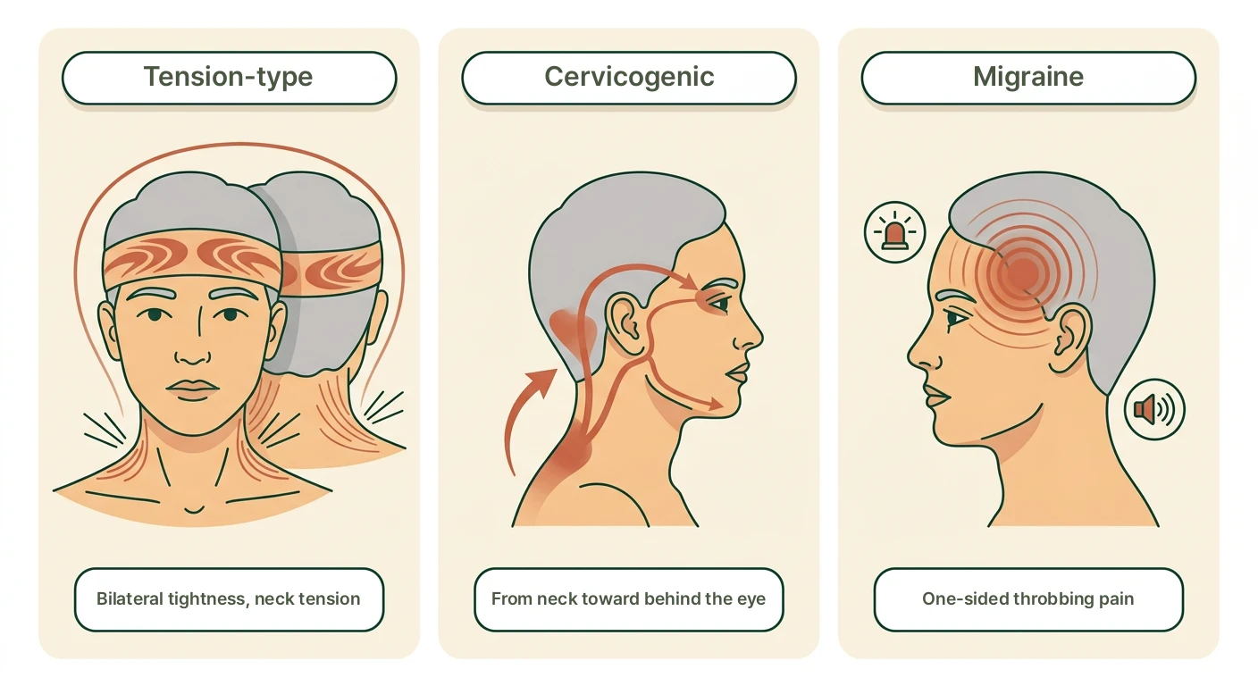 Characteristics by Headache Type illustration