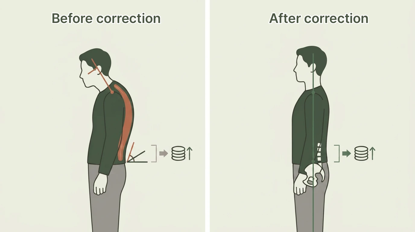 Principles of Forward Head Correction illustration